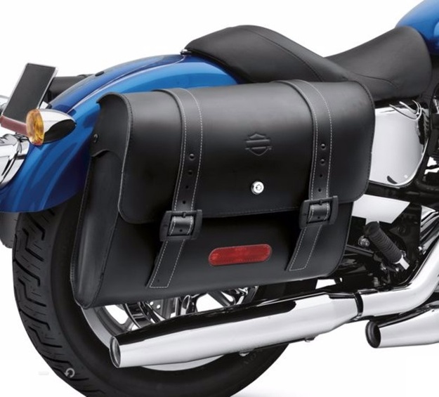 Detachables Locking Leather Saddlebags